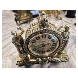 Coral Japanese Figural Alarm Clock
