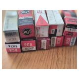 Vtg Electron Tube Assortment RCA Raytheon