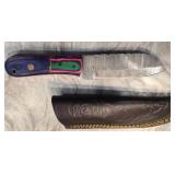 Damascus Steel Fixed Blade Knife w/ Sheath