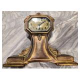 Lux Clock Mfg Co Vtg Mantle Clock