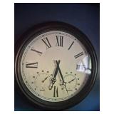 Wall Clock W/ Humidity & Temp Gauges