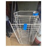 White Wire Storage Basket