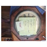 E.N. Welch Vtg Octagon Wall Clock