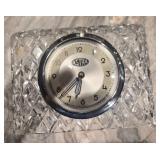 Astra Crystal Wind Up Desk Clock