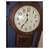 Hamilton Octagonal Wood Wall Clock