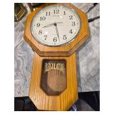 Lone Oak Regulator Wall Clock