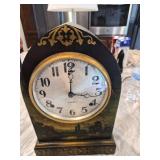 William L. Gilbert Mural Mantle Clock