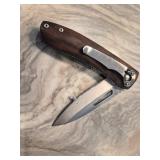 Folding Pocket Knife Wood Handle