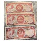 Trinidad And Tobago One Dollar Banknotes