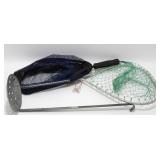 * Pair of Fishing Nets & a Minnow Bucket Scoop