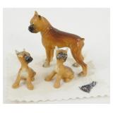 * Hagen-Renaker 3-Piece Boxer Set on Card
