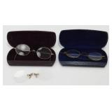 Dr. Rod S. Williams Optometrist Glass Case with
