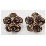 Flower Sterling Silver Earrings