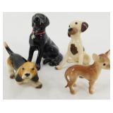 * Hagen-Renaker 4 Different Dogs