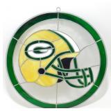 * Green Bay Packers Stained Glass - Approx. 13"