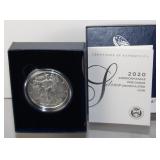 2020-W U.S. Silver Eagle ASE Uncirculated - West