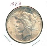 1923 Peace Silver Dollar