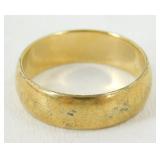 14k Gold Electroplated Menï¿½s Band Ring