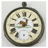 Antique Key-Wind Pocket Watch, 6-Jewel Cylinder