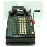* Antique Burroughs Portable Adding Machine -