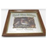 * 1990 Pabst Wildlife Collection Mirror - Wood