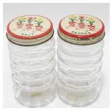 * Vintage Tulip Salt and Pepper Shakers