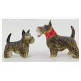 * 2 Terrier Dog Figurines