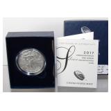 2017-W U.S. Silver Eagle ASE Uncirculated - West