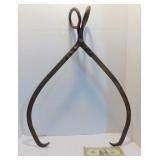 * Antique Ice Tongs - Hand Forged