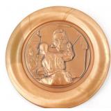 Norman Rockwell Solid Copper Plate