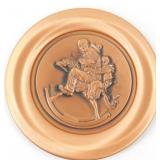 Norman Rockwell Solid Copper Plate