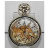 Elgin Deer Scene Pocket Watch Model 5, Grade 317,