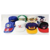 Group of 8 Racing Hats