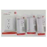Grounded 6-Outlet Tap, 3 Grounded 3-Outlet Taps,