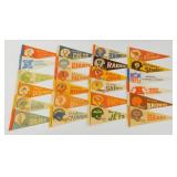 1960 to 1970 Vintage Mini Pennants - Saints,