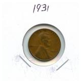 1931 Lincoln Cent