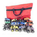 13 Monster Jam Hot Wheels Trucks