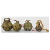 4 Metal Bells