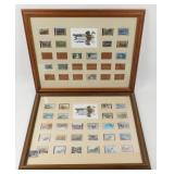 ** Pair of Federal Duck Stamp Framed Displays