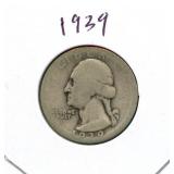 1939 Washington Silver Quarter