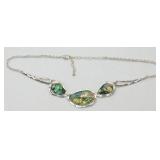 Abalone Sets in Necklace