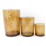 * Melrose 3-pc Christmas Candle Set