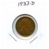 1933-D Lincoln Cent