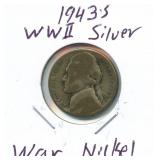 1943-S WWII Silver War Nickel