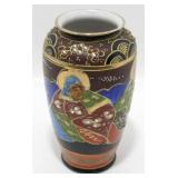 * Vintage MCM Satsuma-Style Vase - 6ï¿½ Tall. Japan