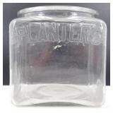* Vintage Planters Peanut Glass Jar