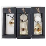 Spiders - 2 Keychains & a Necklace
