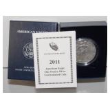2011-W U.S. Silver Eagle ASE Uncirculated - West