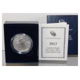 2013-W U.S. Silver Eagle ASE Uncirculated - West