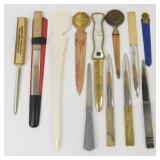 (12) Collectible Letter Openers